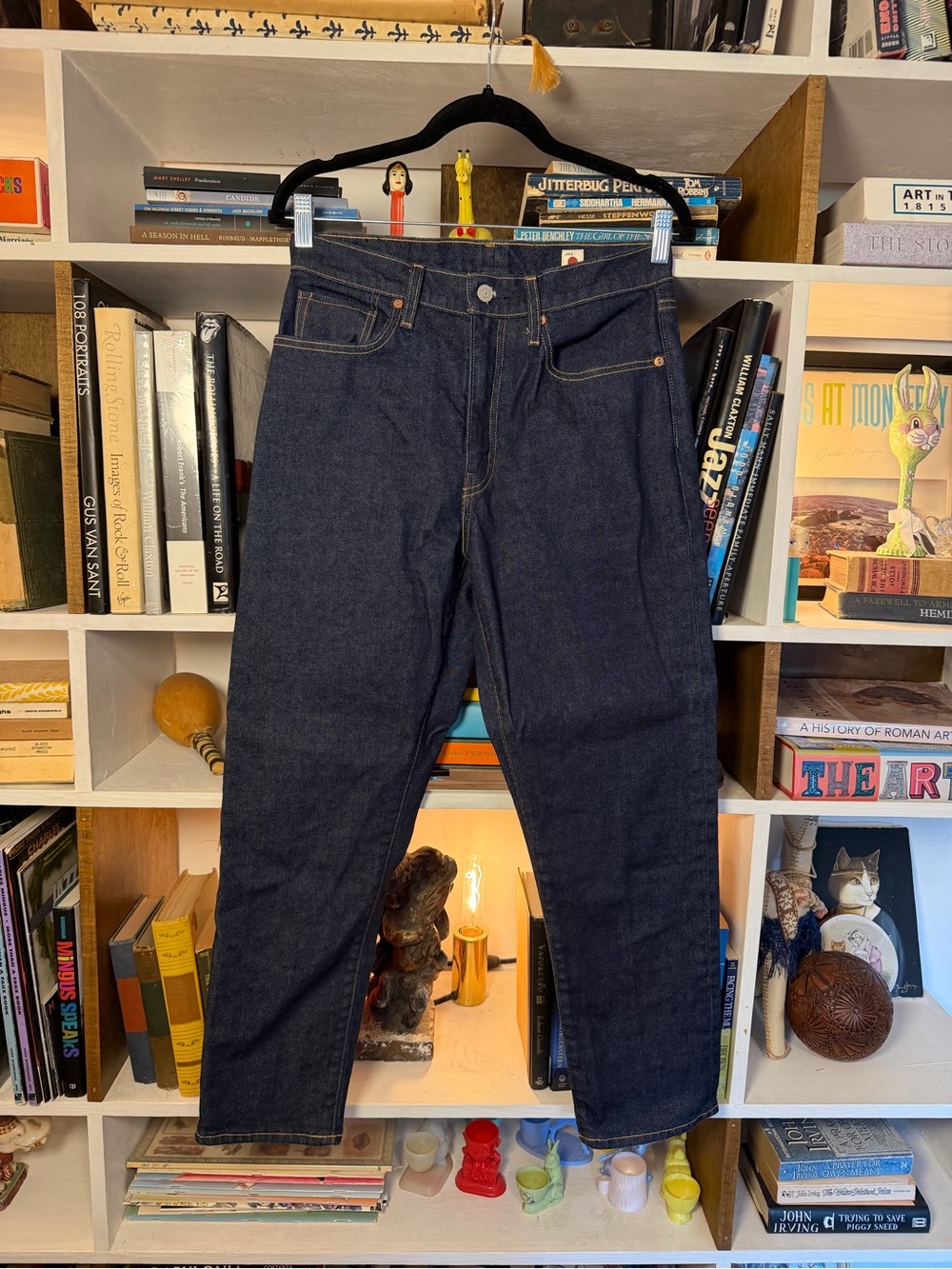 Levis Blue Tab Japanese Selvedge Dark Indigo Straight Jeans